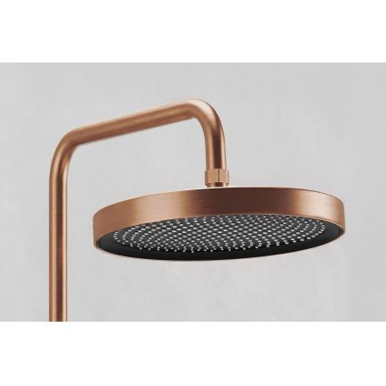 REA-P0362 - Ensemble de douche avec mitigeur CREO en cuivre brossé