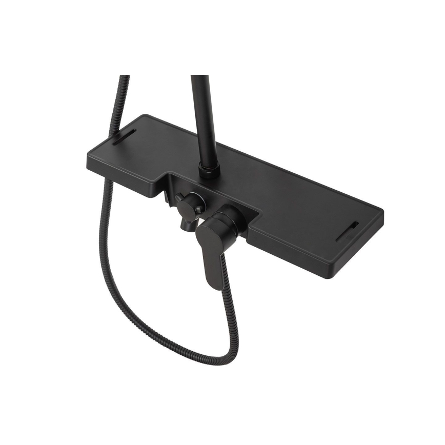 REA-P0636 - Doucheset BRAVO mat zwart