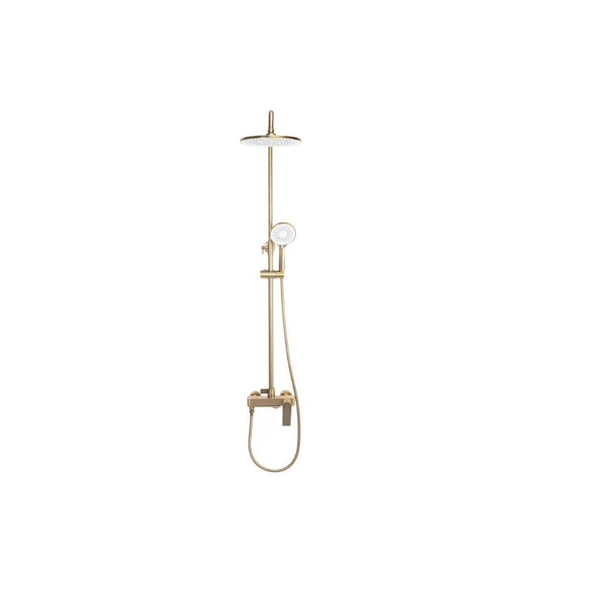 REA-P2400 - Ensemble de douche avec mitigeur AVALON, doré brossé