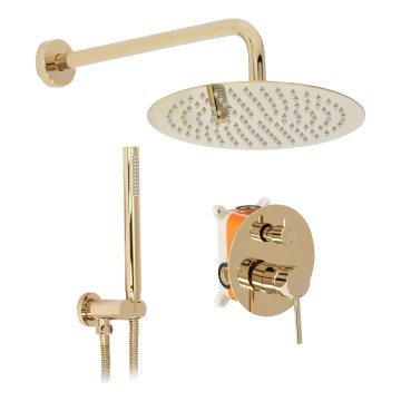 REA-P4110 - Doucheset met inbouwmengkraan LUNGO, goud