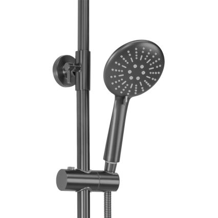 REA-P6386 - Doucheset met thermostatische kraan LUNGO, titaan