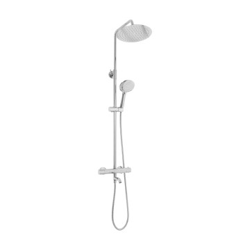 REA-P6607 - Ensemble de douche LUNGO avec mitigeur thermostatique, chrome brillant