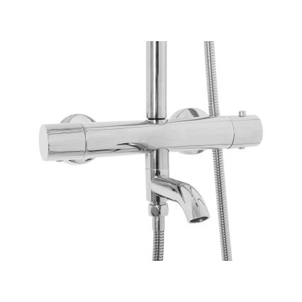 REA-P6607 - Ensemble de douche LUNGO avec mitigeur thermostatique, chrome brillant