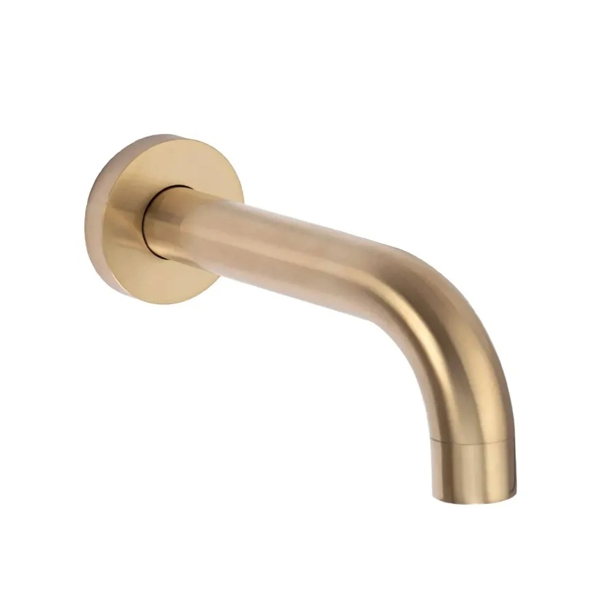 REA-P6609 - Ensemble de douche LUNGO avec mitigeur encastré, finition dorée brossée
