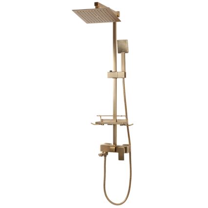 REA-P7050 - Kit de douche avec mitigeur JACK, finition en or brossé