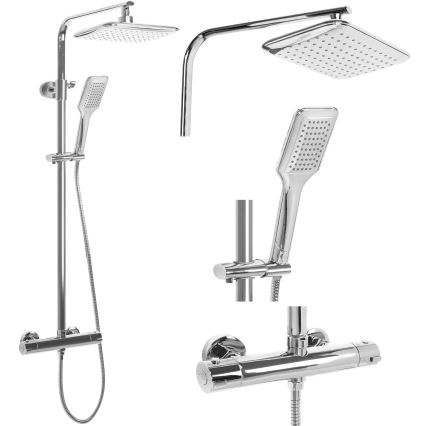 REA-P7100 - Doucheset met thermostaatkraan TOM glanzend chroom