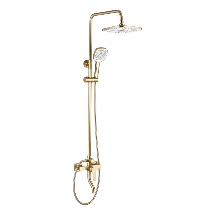 REA-P7841 - Ensemble de douche avec mitigeur ARGUS, finition dorée brossée