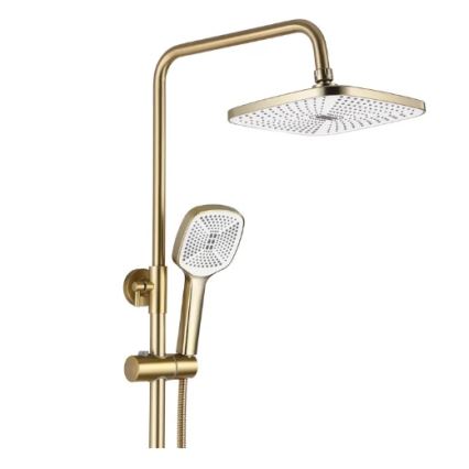 REA-P7841 - Ensemble de douche avec mitigeur ARGUS, finition dorée brossée