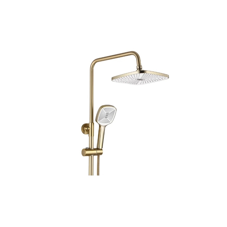 REA-P7841 - Ensemble de douche avec mitigeur ARGUS, finition dorée brossée