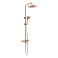 REA-P8807 - Ensemble de douche LUNGO avec mitigeur thermostatique, finition cuivre brossé