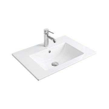 REA-U0040 - Lavabo encastré DAFNE 46,5x76 cm céramique/blanc brillant