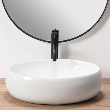 REA-U0462 - Lavabo à poser LINDA 34x48,5 cm céramique/blanc brillant