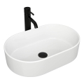 REA-U0600 - Opzetwastafel ALMA 36x57 cm keramiek/glanzend wit