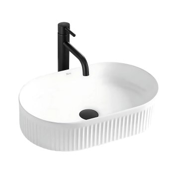 REA-U0603 - Lavabo à poser sur plan VANDA 31x49 cm céramique/blanc brillant