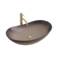 REA-U0626 - Vasque à poser ROYAL 36x62 cm céramique/marron