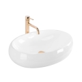 REA-U0656 - Opzetwastafel MELANIA 40,5x60 cm keramiek/glanzend wit