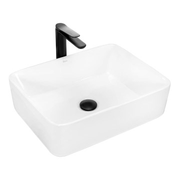 REA-U0669 - Lavabo à poser ANITA 37,5x48,5 cm céramique/blanc brillant