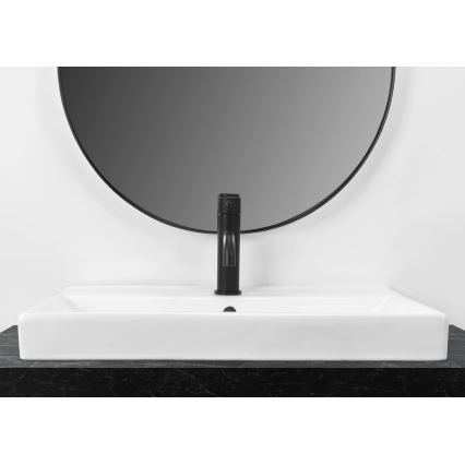 REA-U3326 - Inbouwwastafel MANDY 46x60 cm keramiek/glanzend wit