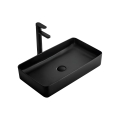 REA-U3690 - Lavabo à poser sur plan DENIS 35x61 cm céramique/noir mat