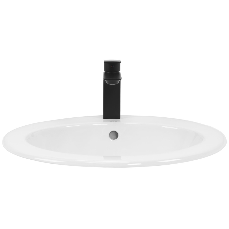 REA-U4122 - Lavabo encastré DALIA 46x51,5 cm céramique/blanc brillant