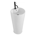 REA-U5635 - Vrijstaande wastafel BLANKA 85x40 cm keramiek/glanzend wit