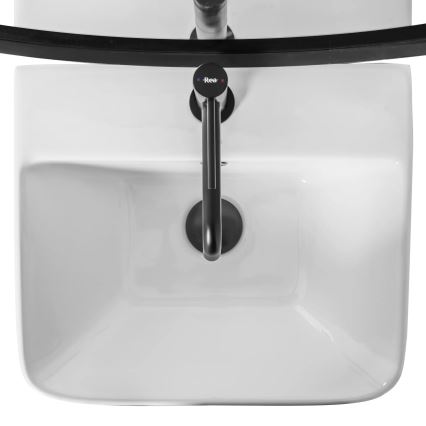 REA-U5637 - Lavabo sur pied ARIS 37,5x44 cm céramique/blanc brillant