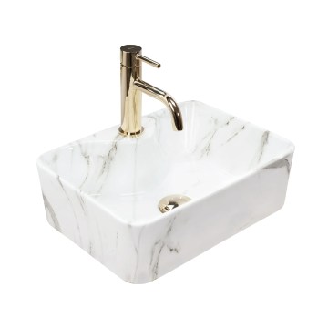 REA-U6504 - Lavabo à poser KELLY MINI 31x41 cm céramique/effet pierre