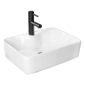 REA-U6524 - Opbouwwastafel KELLY 38x49 cm keramiek/hoogglans wit