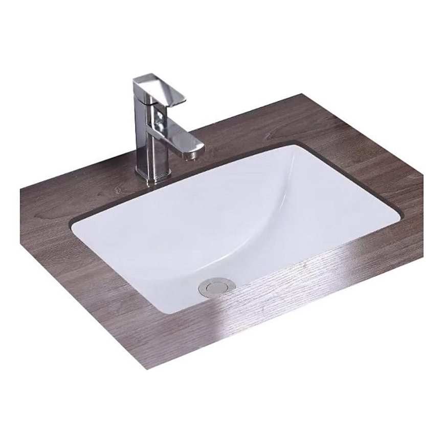REA-U6653 - Inbouwwastafel ADELA 33x46 cm keramiek/glanzend wit