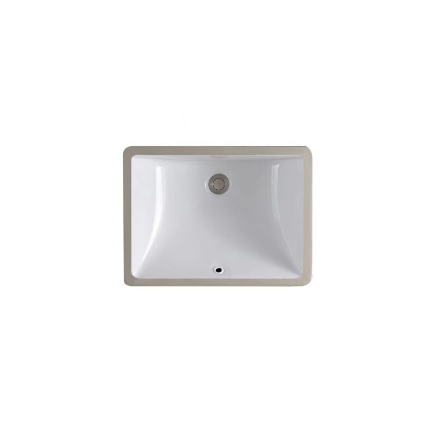 REA-U6653 - Inbouwwastafel ADELA 33x46 cm keramiek/glanzend wit