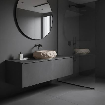 REA-U7347 - Vasque à poser MIKA 38x50 cm beige/effet pierre