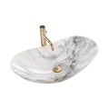 REA-U8596 - Vasque à poser ROYAL 36x62,5 cm céramique/blanc/gris/effet pierre