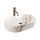 REA-U9239 - Lavabo à poser NADIA 38,5x61 cm céramique/beige/effet pierre