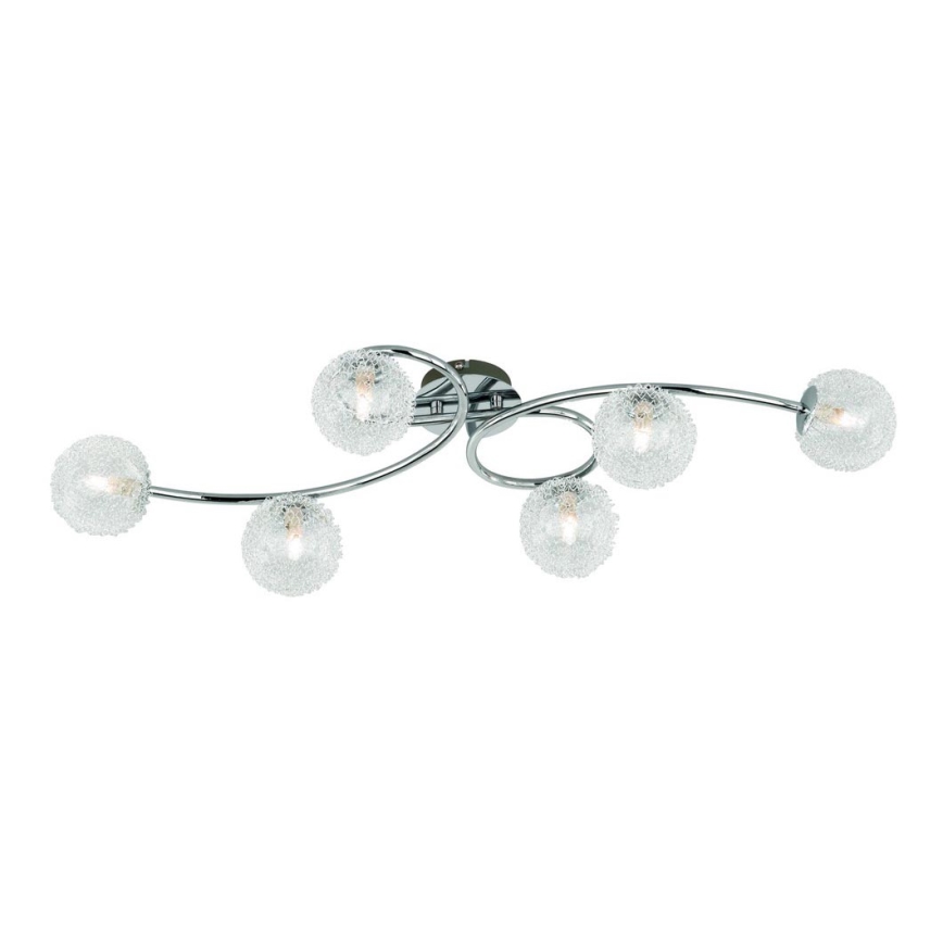 Reality - Bevestigde hanglamp WIRE 6xG9/28W/230V