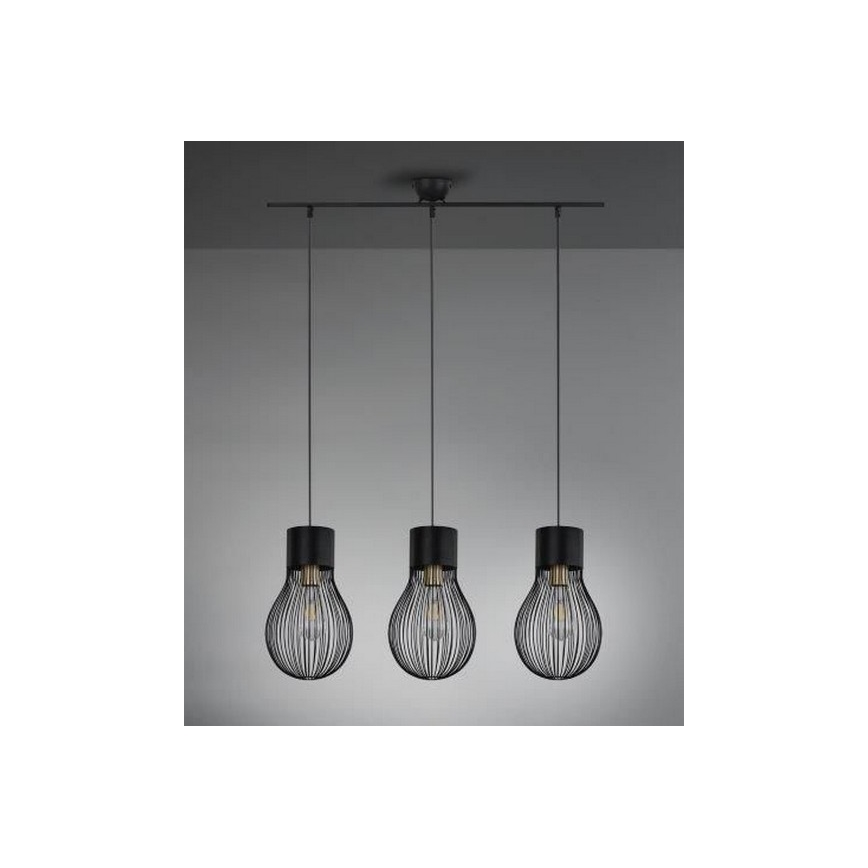 Reality - Hanglamp aan een koord DAVE 3xE27/40W/230V