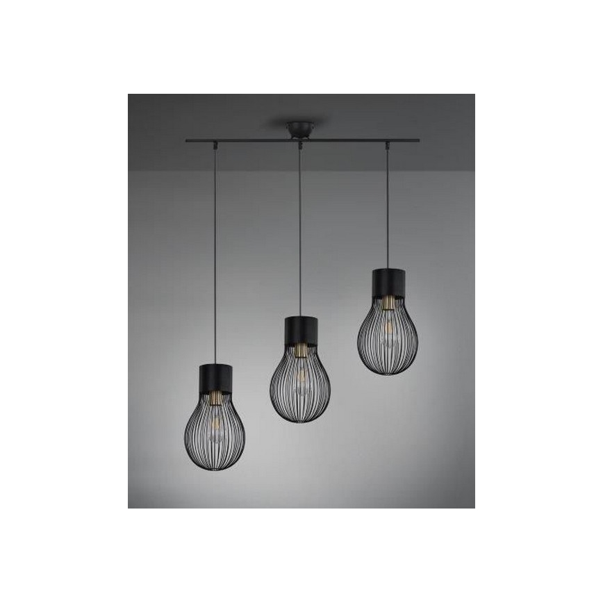 Reality - Hanglamp aan een koord DAVE 3xE27/40W/230V