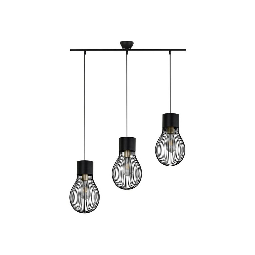 Reality - Hanglamp aan een koord DAVE 3xE27/40W/230V