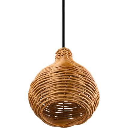 Reality - Hanglamp aan snoer SPROUT 1xE14/40W/230V bruin/rotan