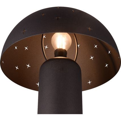 Reality - Lampe de bureau SETA 1xE14/28W/230V noire