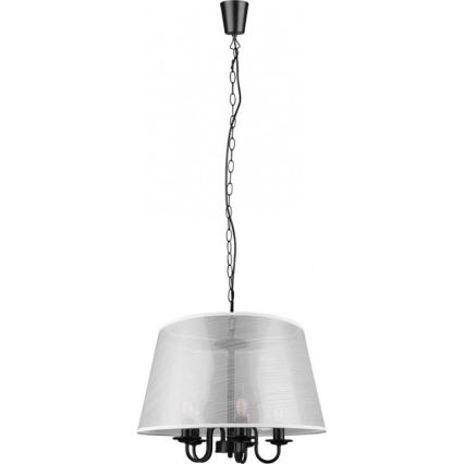 Verlichting - LED-kroonluchter aan ketting CIMA 5xE14/40W/230V grijs