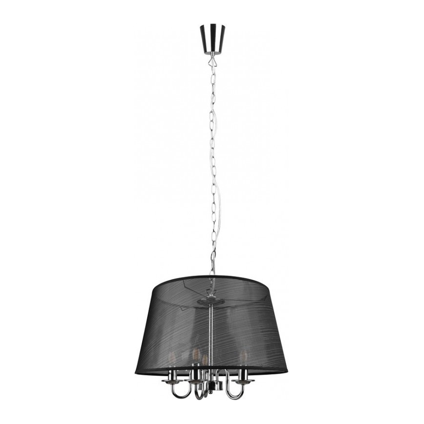 Reality - Lustre LED sur chaîne CIMA 5xE14/40W/230V noir