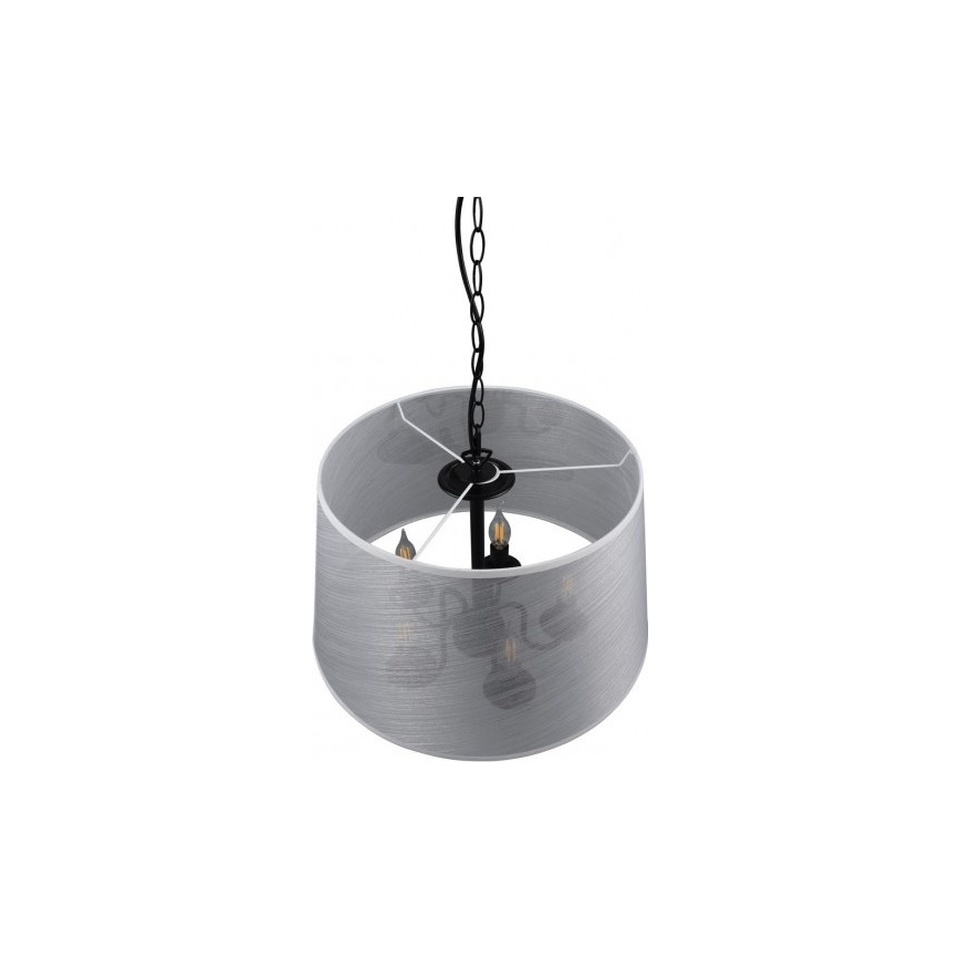 Reality - Suspension chaîne LED CIMA 5xE14/40W/230V gris