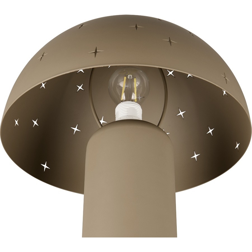 Reality - Tafellamp SETA 1xE14/28W/230V taupe