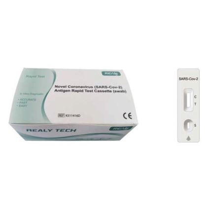 RealyTech - Antigeen COVID-19 Rapid test (swab) - neusuitstrijkje 25st