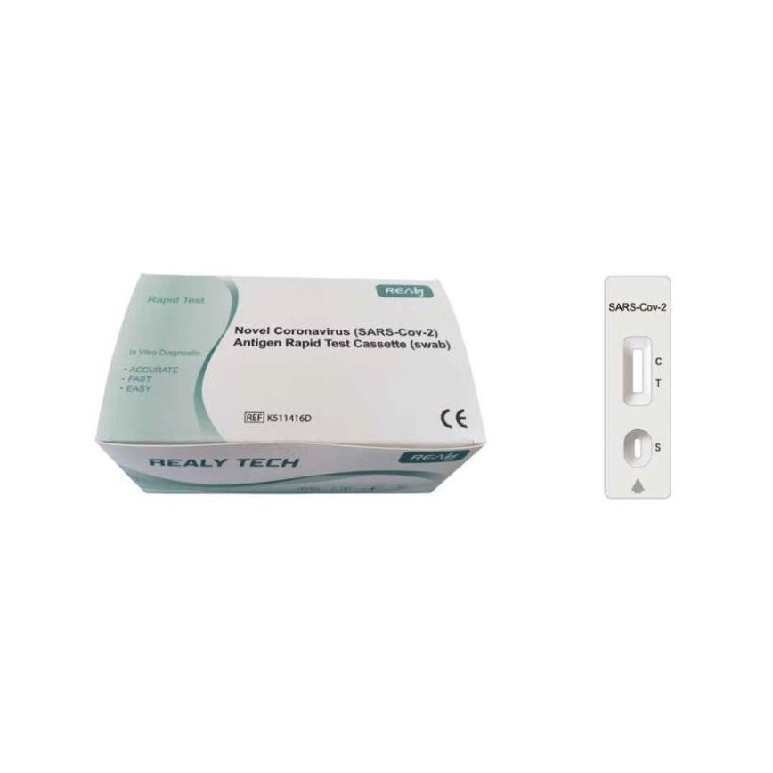 RealyTech - Antigeen COVID-19 Rapid test (swab) - neusuitstrijkje 25st