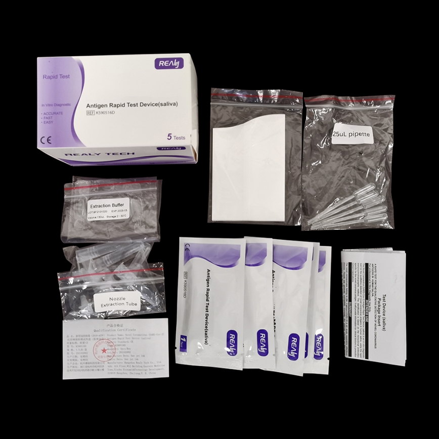 RealyTech - Antigen COVID-19 snelle test (met speeksel) 20st