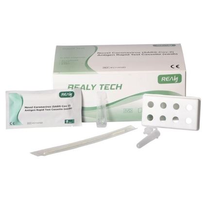 RealyTech - Test Antigènique rapide (écouvillon) COVID-19 - pour le nez 25pcs