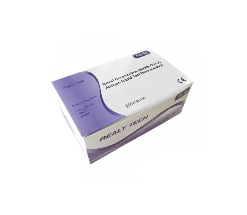 RealyTech - Test de prélèvement salivaire antigénique rapide COVID-19 20pcs
