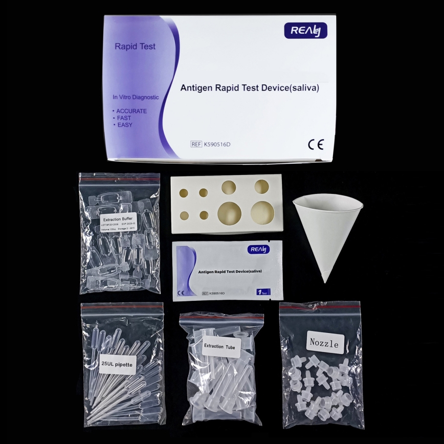 RealyTech - Test de prélèvement salivaire antigénique rapide COVID-19 20pcs