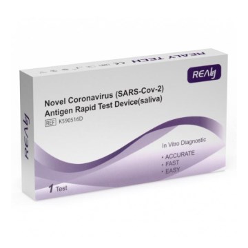 RealyTech - Test de prélèvement salivaire rapide antigénique COVID-19 1pc